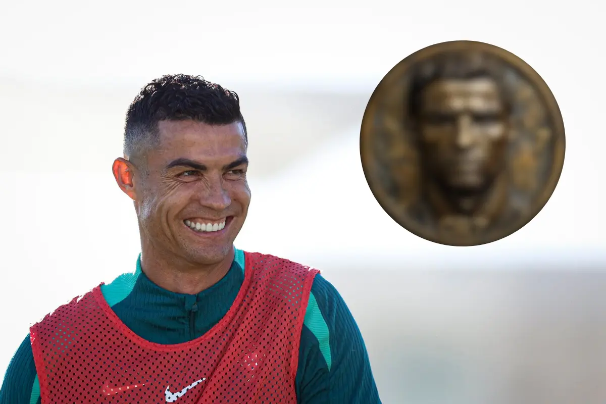 Moneda de Cristiano Ronaldo, Foto: Especial