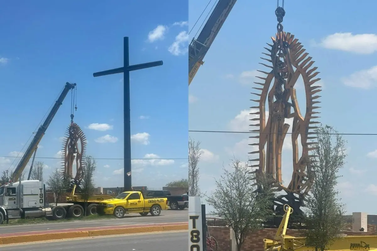 Virgen de Guadalupe en Mariápolis. Fotos de redes sociales.