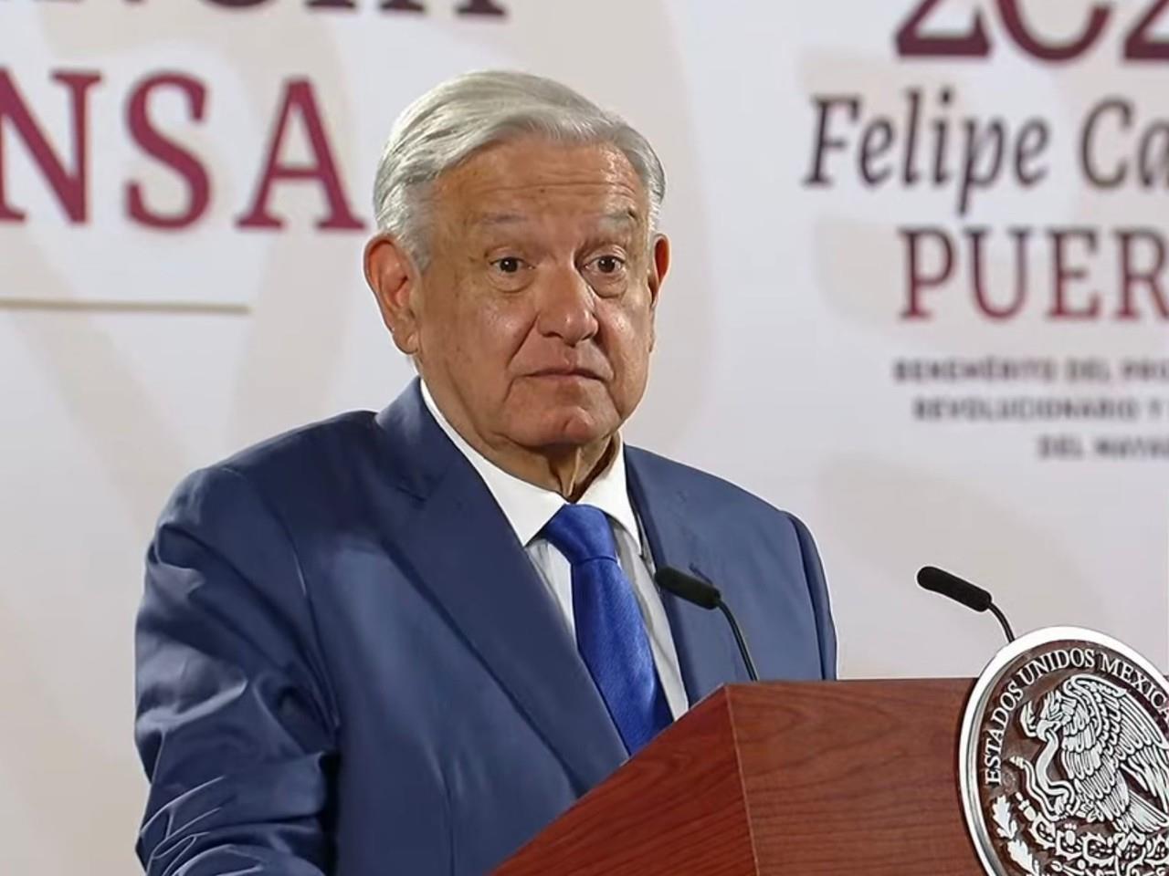 AMLO niega que violencia de Sinaloa sea un asunto mayor. Foto: SS de conferencia de prensa