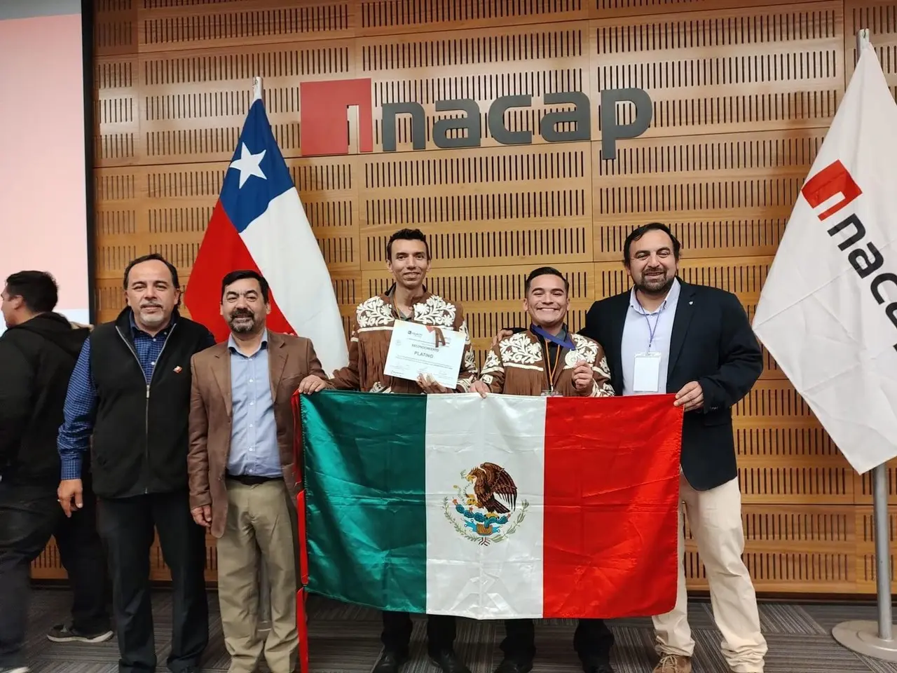 Arturo García Gómez es acreedor a la medalla de platino con proyecto ‘Disap-Braille’. Foto: UT Matamoros