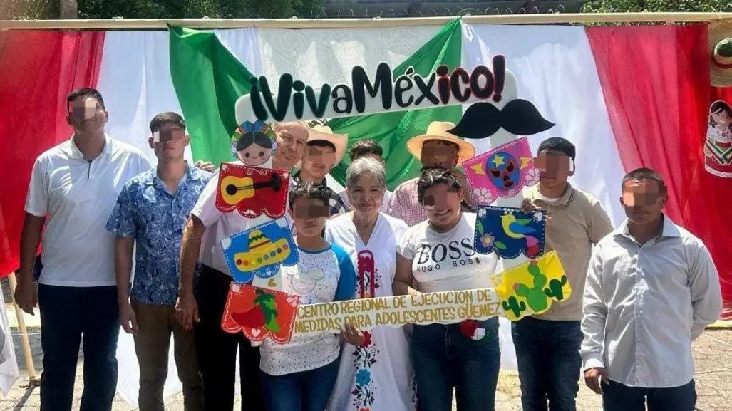 Adolescentes en internamiento celebran independencia de México