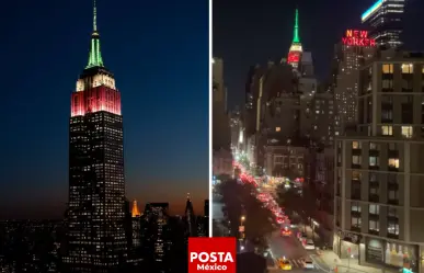 Luces del Empire State brillan en honor a la Independencia de México