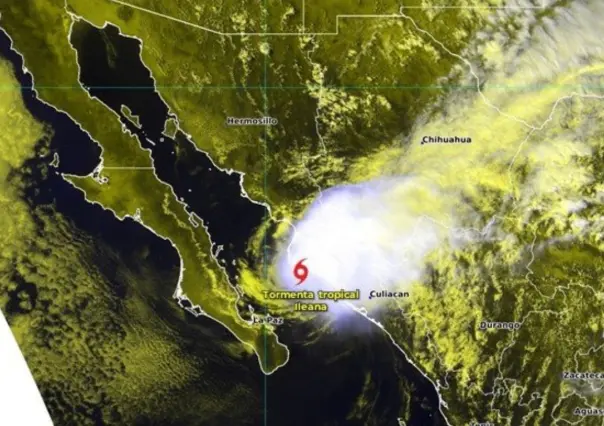 Tormenta tropical Ileana se debilita y toca tierra en Sinaloa