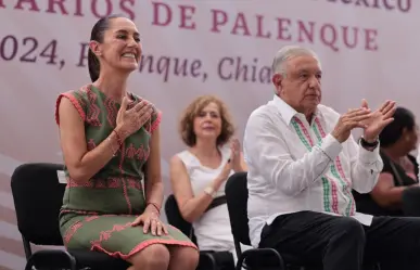 Claudia Sheinbaum entrega títulos de propiedad a habitantes de Palenque, Chiapas