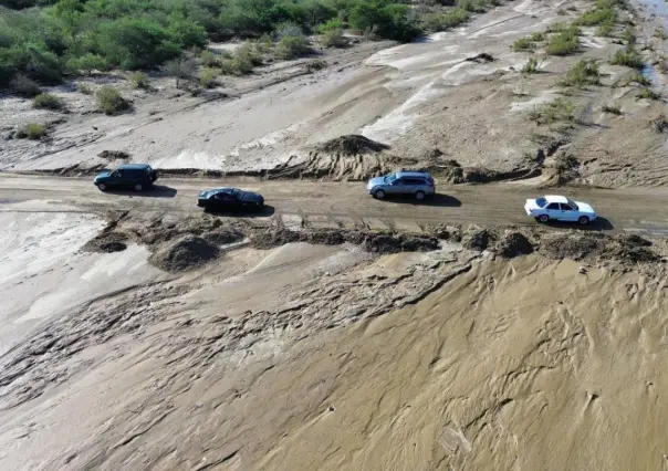 Reinician labores de limpieza en camino de desviación a La Ribera tras Ileana