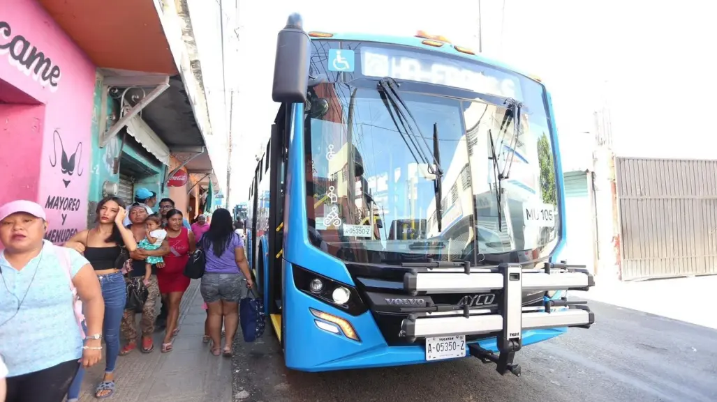 Transporte público asegurado durante los festejos patrios en Mérida