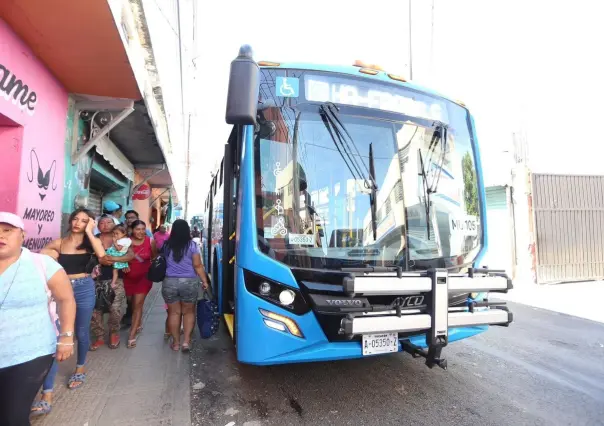 Transporte público asegurado durante los festejos patrios en Mérida