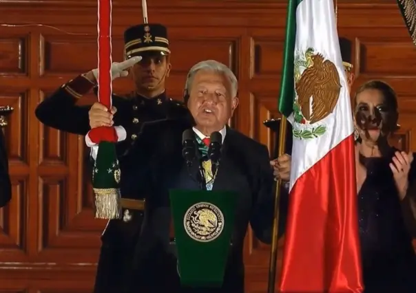 AMLO encabeza su último Grito de Independencia desde Palacio Nacional