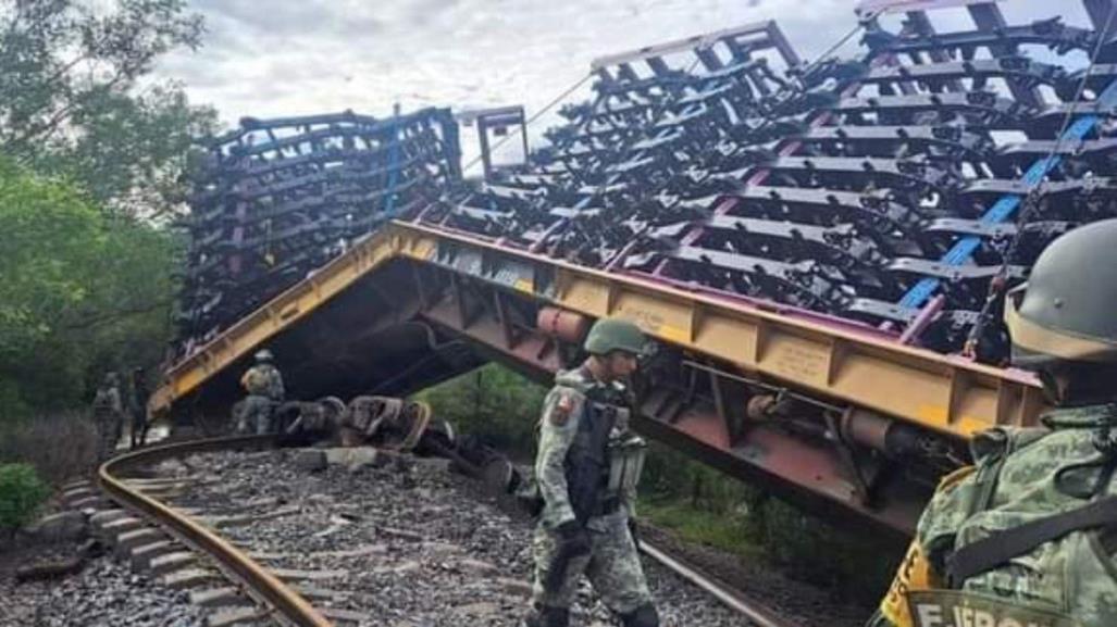 Descarrilamiento de tren en Sinaloa deja tres heridos; ninguno de gravedad