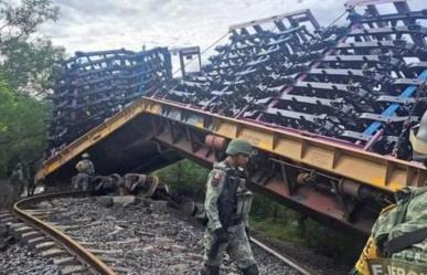 Descarrilamiento de tren en Sinaloa deja tres heridos; ninguno de gravedad