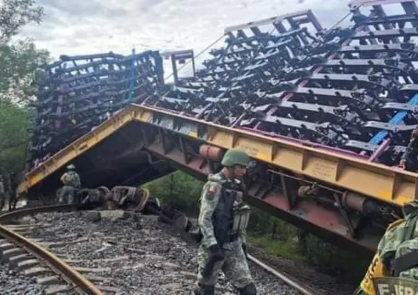 Descarrilamiento de tren en Sinaloa deja tres heridos; ninguno de gravedad