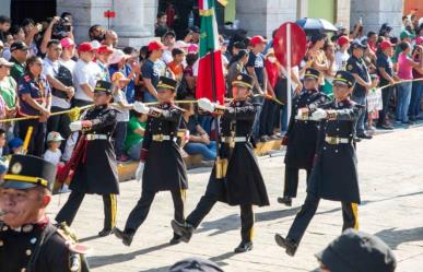 ¿A qué hora comienza el desfile del 16 de septiembre en Mérida?