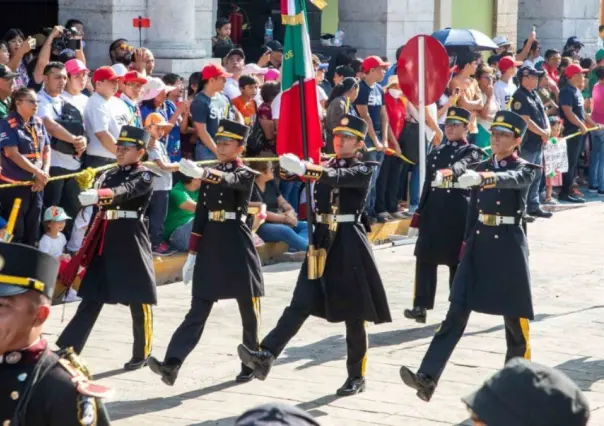 ¿A qué hora comienza el desfile del 16 de septiembre en Mérida?