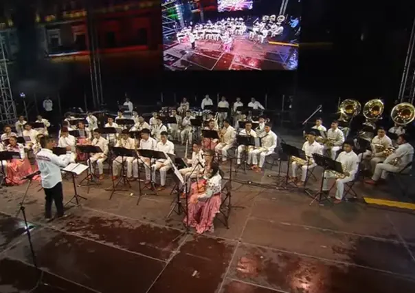 Fiestas patrias por 214 aniversario de la Independencia desde el Zócalo (VIDEO)
