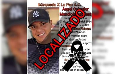 Encuentran sin vida a Ángel Salvador N, desaparecido en Cabo San Lucas