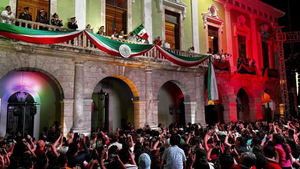 ¡Viva México! Así se vivió el Grito de Independencia desde Mérida