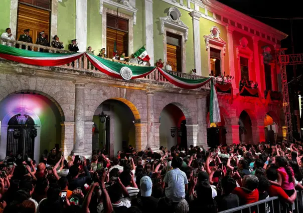 ¡Viva México! Así se vivió el Grito de Independencia desde Mérida