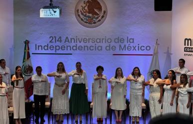 Ayuntamiento de Mérida conmemora el 214 aniversario de la independencia