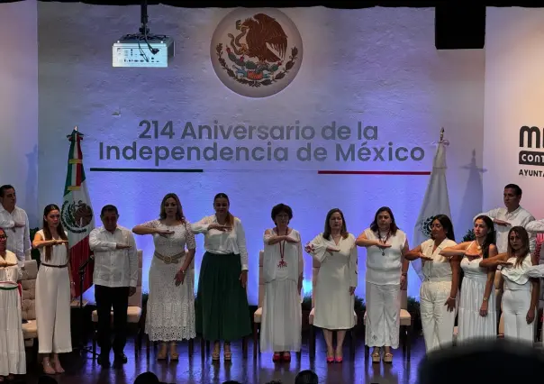 Ayuntamiento de Mérida conmemora el 214 aniversario de la independencia