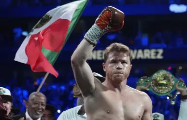 Canelo Álvarez vence a Edgar Berlanga en el estadio T-Mobile Arena de Las Vegas