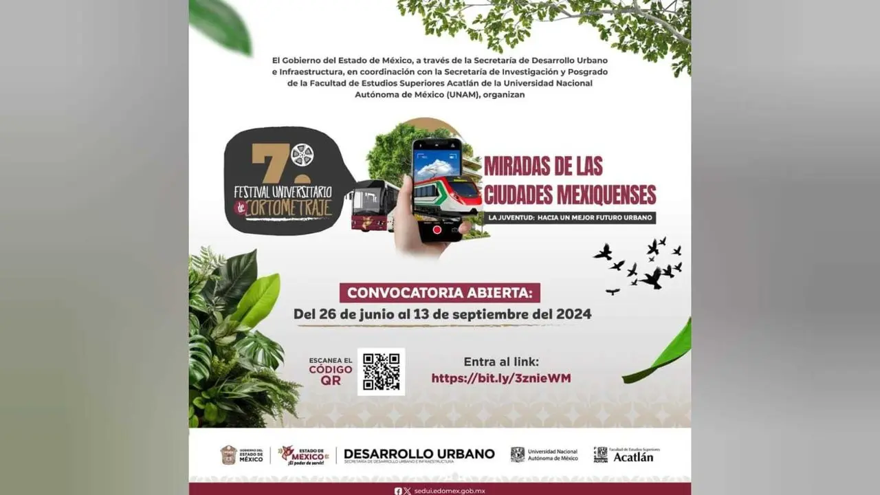 Participa en el Festival Universitario de Cortometraje y gana hasta 35 mil pesos. Foto: RRSS