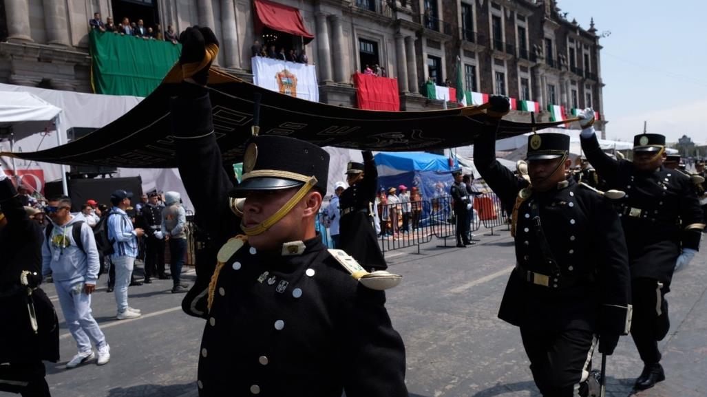 Arranca Desfile Militar en Edomex; Delfina Gómez encabeza homenaje