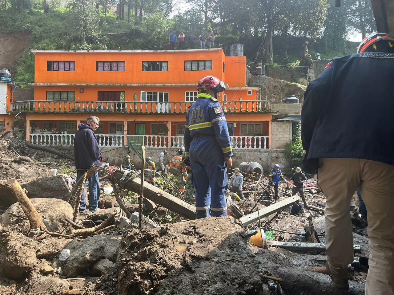 Protección civil evalúa la posibilidad de evacuar más viviendas en la zona. Imagen: GEM