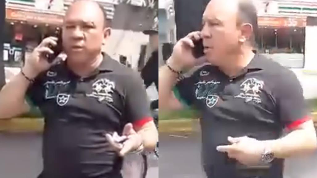 ¿Sabes quién soy?: Alcalde de Zinacantepec salta contra policía (VIDEO)