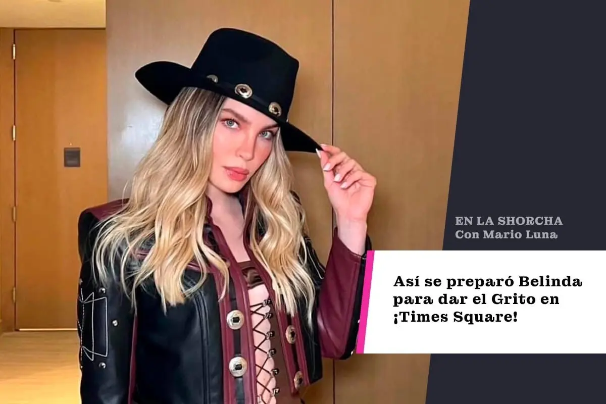 Así se preparó Belinda para dar el Grito ¡en Times Square!