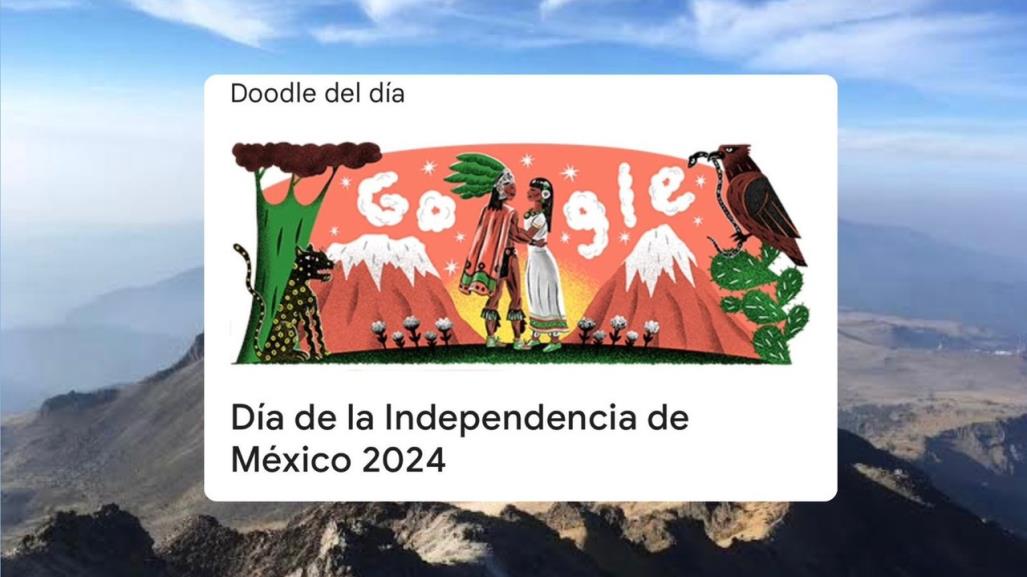 Google rinde homenaje a México con un Doodle sobre la leyenda de los volcanes