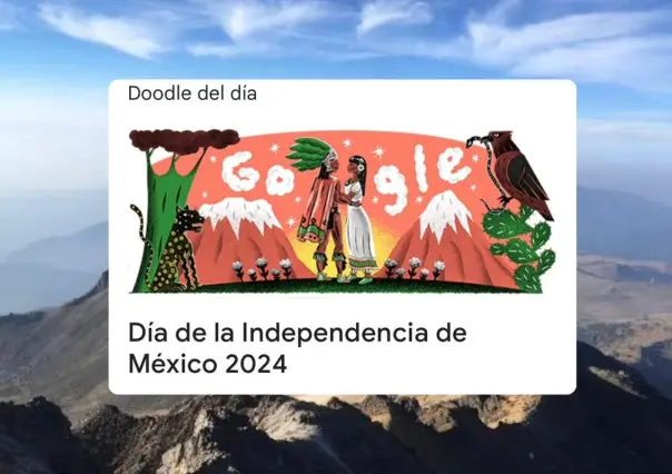 Google rinde homenaje a México con un Doodle sobre la leyenda de los volcanes