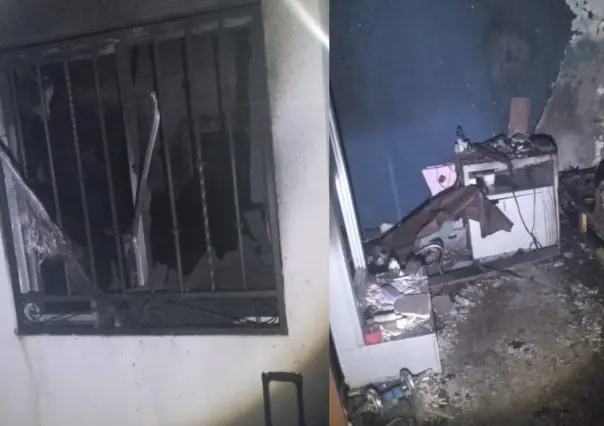 Incendio consume vivienda en la colonia Las Américas de La Paz