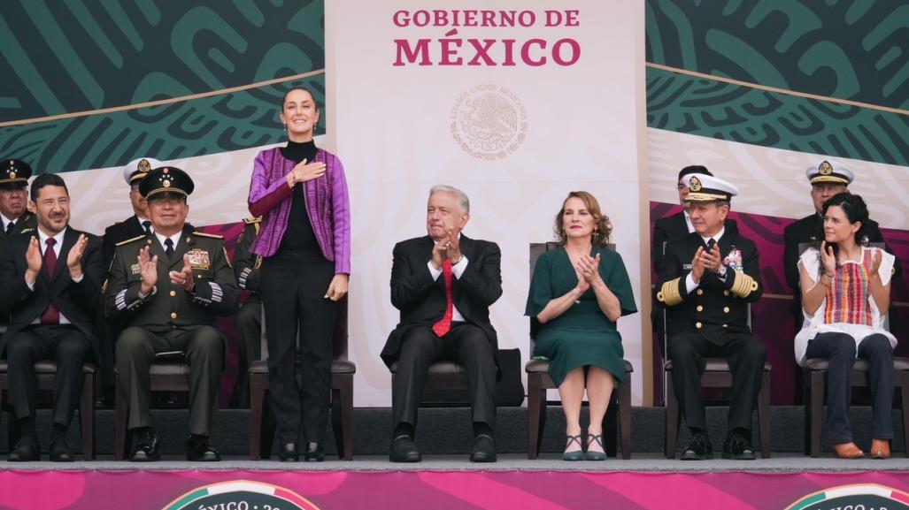 Agradecen secretarios de Marina y la Defensa a AMLO y Claudia Sheinbaum