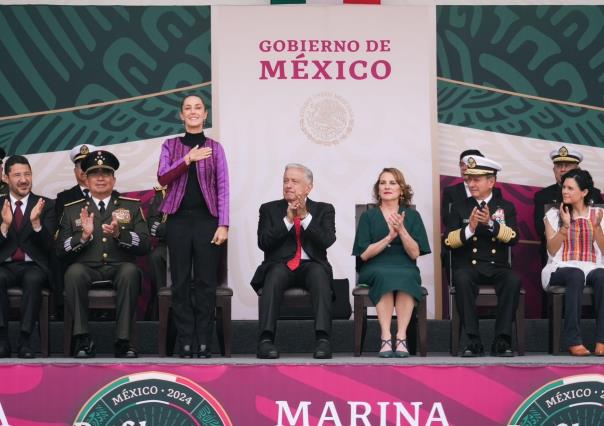 Agradecen secretarios de Marina y la Defensa a AMLO y Claudia Sheinbaum