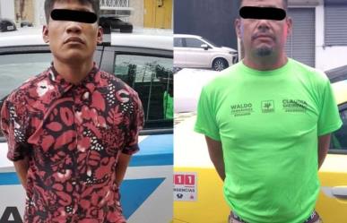 Arrestan a dos hombres tras viajar en vehículo robado en Monterrey