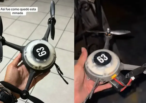 Drone cae del cielo en fiestas patrias y por poco impacta a espectador en La Paz