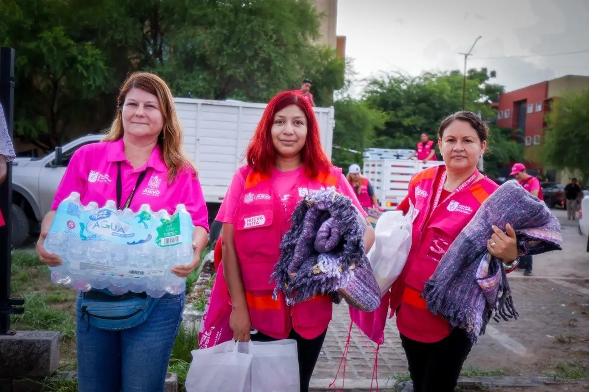 Igualdad e Inclusión entrega ayuda humanitaria tras lluvias en Salinas Victoria