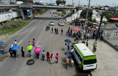 ¡No hay paso! Bloqueo en la carretera Lechería-Texcoco