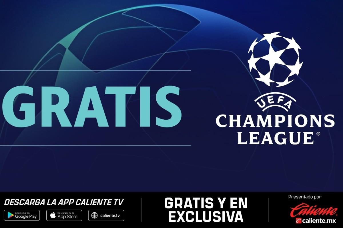 Transmisión de la Champions League por Caliente TV Foto: X(Twitter) @somoscalientetv