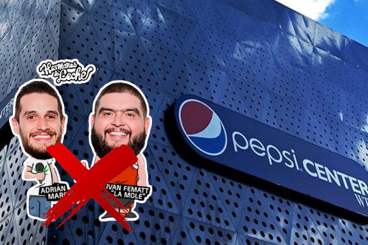 Pepsi Center y Hermano de Leche. Foto: Especial