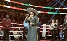 Reaparece Camila Fernández tras su equivocación en el Himno Nacional Mexicano