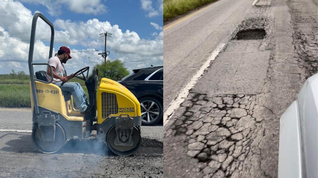 Empresario tapa megabache en Sabinas y despierta crítica a autoridades