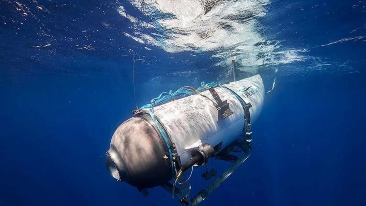 Revelan imágenes del sumergible Titán al fondo del océano. Foto: Especial.