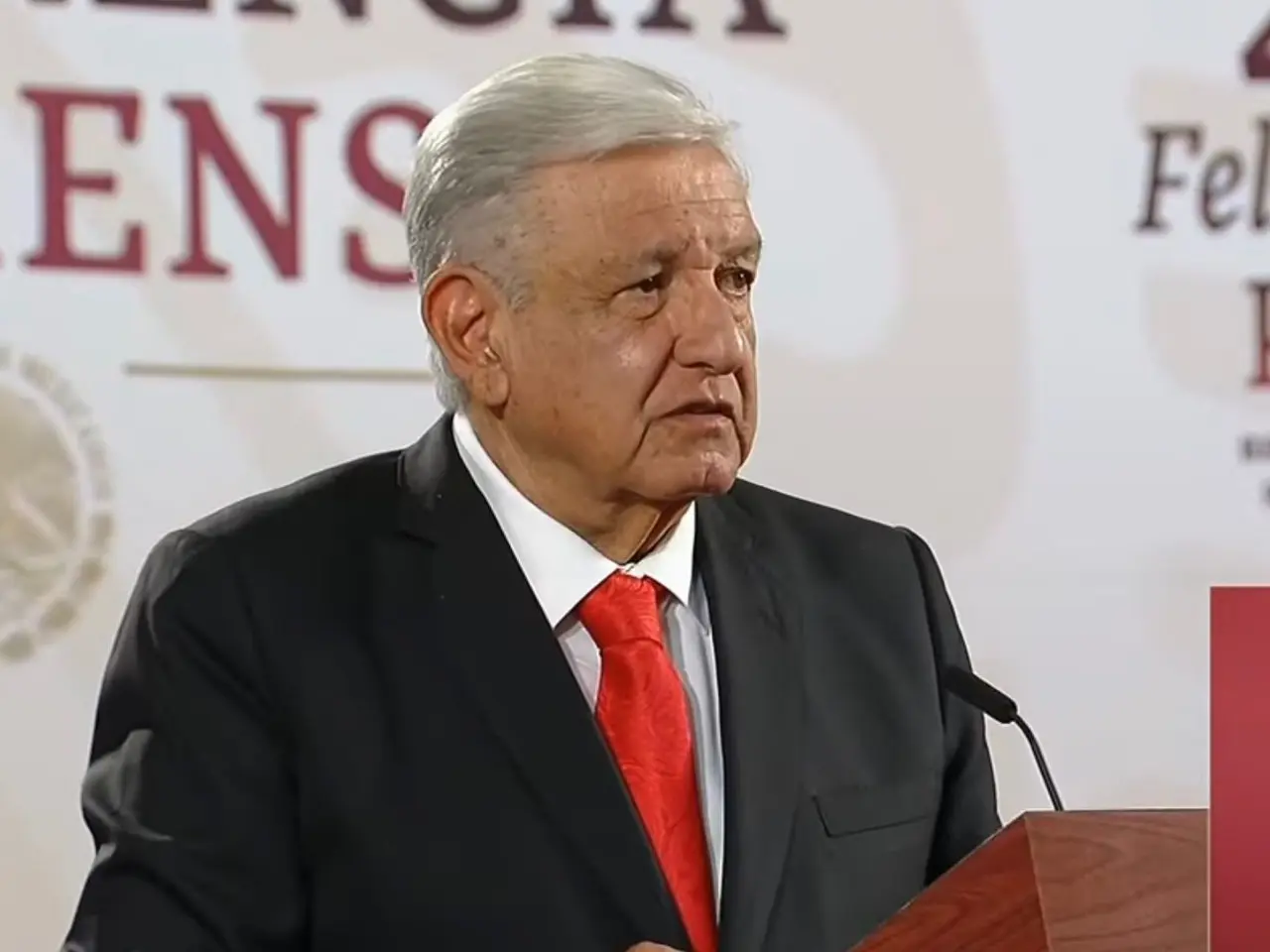 AMLO conferencia matutina. Foto: Captura de pantalla