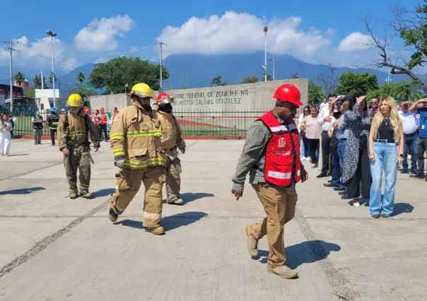 IMSS delegación Tamaulipas presente en Simulacro 2024