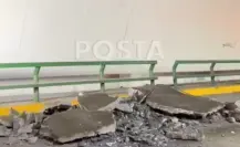 Colapsa techo en tunel de la Loma Larga