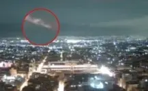 Avistan un inusual objeto luminoso junto a la Torre Latinoamericana en CDMX