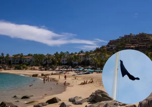 Cierran playa Palmilla y colocan bandera negra tras tormenta tropical Ileana