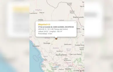 ¡Sismo en Durango este 19 de septiembre!