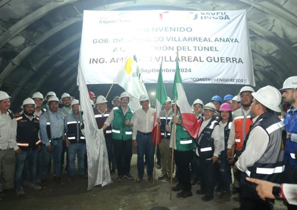 Atestigua Américo conexión de túnel en autopista Mante-Ocampo-Tula